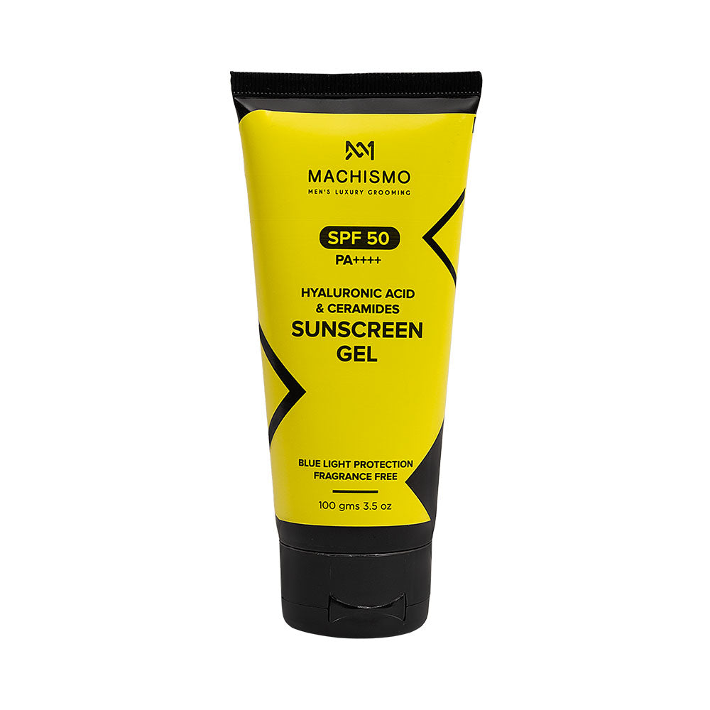 SUNSCREEN GEL SPF 50 WITH 1% HYALURONIC ACID & CERAMIDES